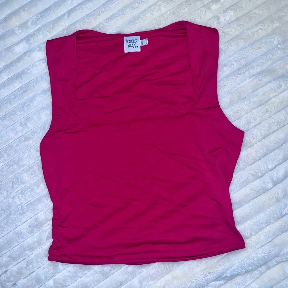 Princess Polly Back In Time Top Red - Picture 1 of 4